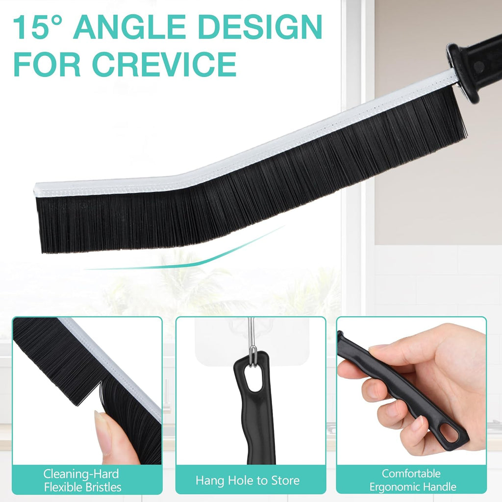 12Pcs Crevice Cleaning Brush Set,Hard Bristle Cleaning Supplies for Deep Cleaning Gap,Home Essentials,Bathroom Scrub Cleaner Brushes Tools for Household Use,Kitchen,Toilet,Window