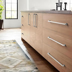 10 Pack 10"(256mm) Kitchen Cabinet Handles Brushed Satin Nickel Cabinet Pulls Sliver Drawer Pulls Cupboard Hardware for Cabinets CK0078