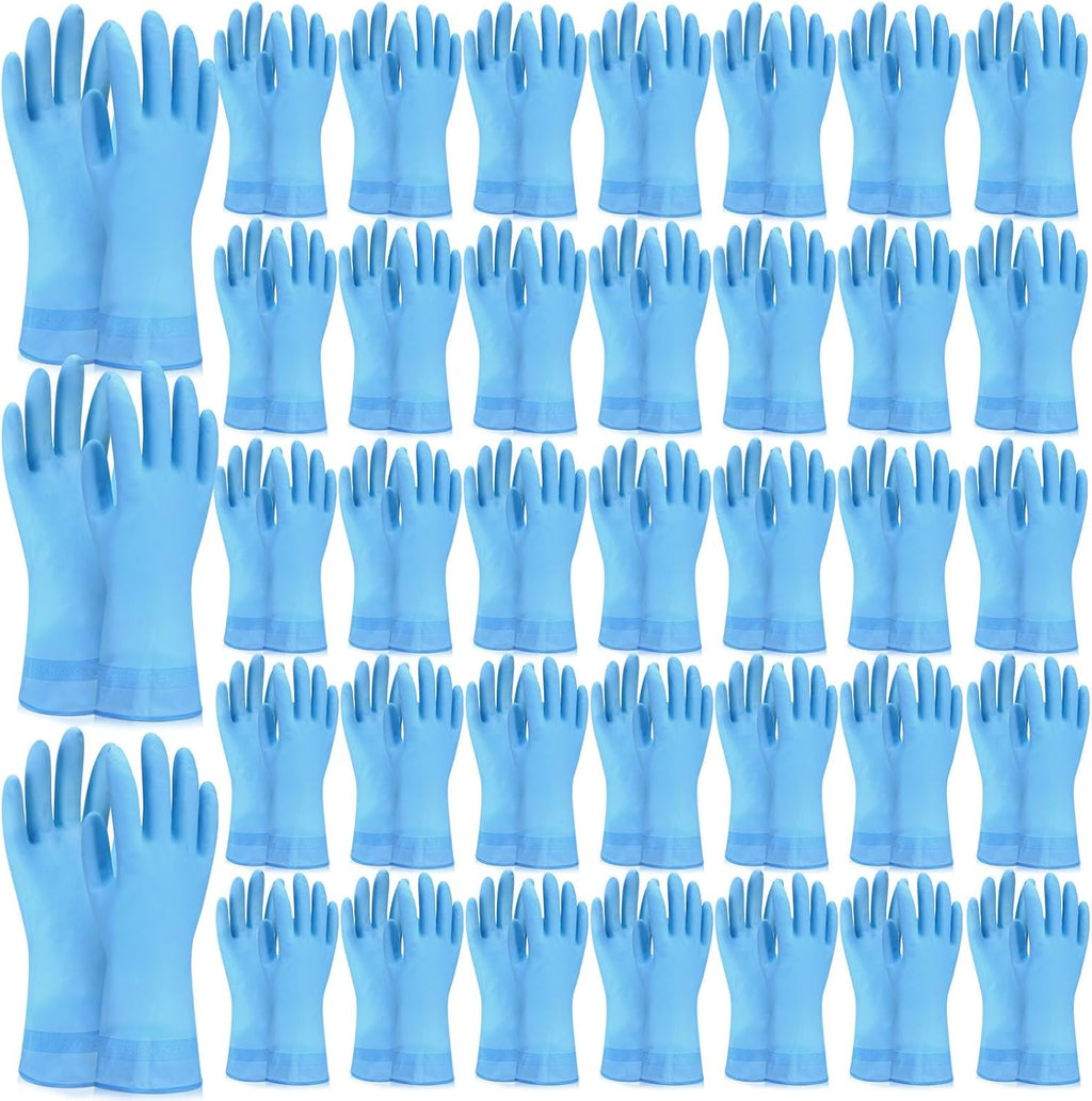 36 Pair Reusable Household Gloves Long Rubber Dishwashing Gloves Kitchen Cleaning for Dishes Clean Gardening