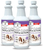 Professional Strength Deep Clean (Gal.) 3X Carpet Cleaner Solution & Deodorizer, Concentrated Encapsulating Carpet Shampoo, Pet Odor & Dirty Carpet Cleaning Solution 128 fl oz.