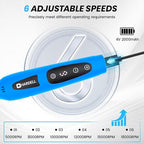 HARDELL Cordless Rotary Tool 4V, 6-Speed Mini Rotary Tool with Digital Display, 80Pcs Accessories, Type-C Charging Multi-function Engraving Tool for Cutting, Sanding, Grinding, Drilling