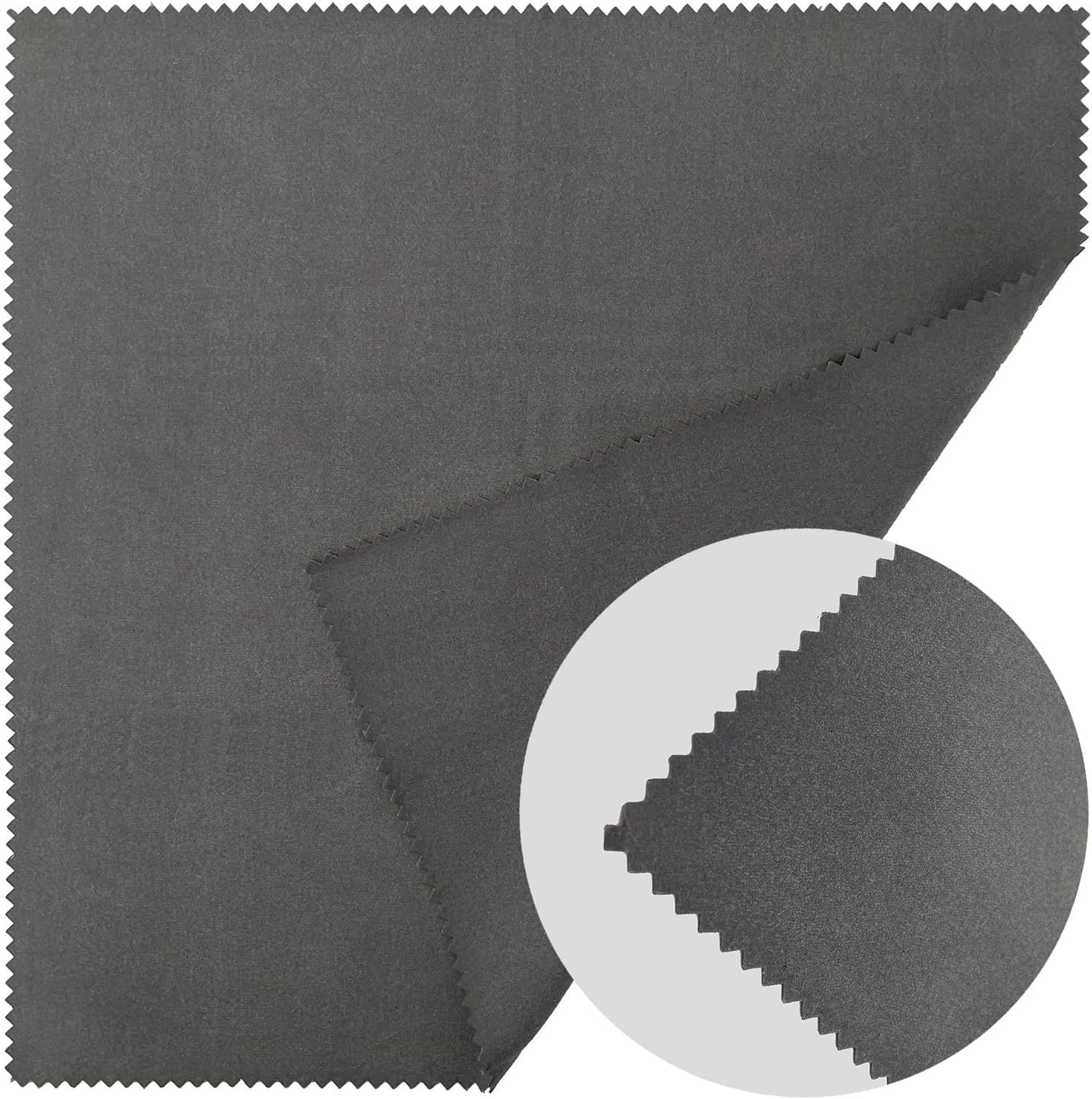 XANADU All Purpose Polishing Silicone Gun Cloth 12"x12" 6 Pack Infused With Innovative Inert Surfactant, Silver Polish for Silverware, Coins, Silicone Cloth for Guns, Brasso Brass Cleaner Polish