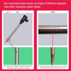 1300W Immersion Water Heater Portable Electric Buckets & Hot Tub Fully Submersible Water Heater with Temp Control and GFCI for baptistry, Bathtub, Pools, Buckets - Easy to use