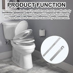 Toliet Seat Anchor Kit for Kohler 84999 Toilet Parts, for Kohler Toilet Seat Parts, Replace K-84999 K-3386 K-3393 K-3398 K-3564 K-14338 K-3607