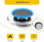 Hothit 2 Burner Propane Gas Cooktop, 12" Inch LPG/NG Dual Fuel Built-in Gas Stove Top, Stainless Steel Electronic Ignition Gas Hob for Apartment, Outdoor, RVs(L12"×W20")…