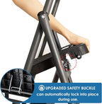 3 Step Ladder, GOLYTON Folding Step Stool with Anti-Slip Wide Pedal & Convenient Handgrip, 500lbs Capacity Steel Ladder for Household and Office, Grey