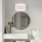 11" Modern LED vanity light,15W Dimmable 5 CCT (3000K-6500K) Adjustable Wall Lamp,Up and Down Wall Lighting,Indoor Wall Sconce for Bedroom,Staircase,Hallway,Dressing Table,2 Pack（White）