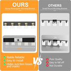 IZORRO Bathroom Vanity Light Fixture, 5-Light 36 Inch Black and Gold Bathroom Light Fixtures Over Mirror, with Clear Glass Shade, Modern Farmhouse Vanity Lights, Rustic Restroom Lighting Fixtures