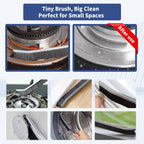 Crevice Cleaning Brush, Hard-Bristled Gap Scrub Brush, Toilet Gap Cleaning Brush Tool, for Scrub Small Spaces, Kitchen, Bathroom, Corner, Grout, Sink, Window Tracks, Hinges, 3pcs