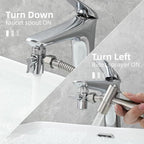 Brass Sink Faucet Diverter Valve to Sink Hose Sprayer,Faucet Splitter for Kitchen,Sink Faucet Replacement Part M22 x M24,SBA021