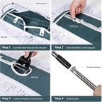 Commercial Mop,Masthome 42" Heavy Duty Dust Mop with Stainless Steel Handle,Large Industrial Mops for Floor Cleaning with 1 Cotton & 1 Microfiber Pad,Wet & Dry Large Mops for Home,Garage,School,Mall