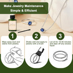 50ml Jewelry Protective Coating, Jewelry Sealant Tarnish Protection Maintain Brilliant Luster, Against Wear & Oxidation, Suitable for Metals, Gemstones