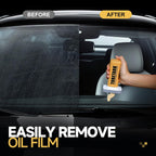 Automotive Oil Film Cleaning Brush for Car Windows, Windshield Cleaner, Clear Vision Glass Cleaner, TSCA Certified Windshield Cleaning Tool, Easy to Apply & Clean