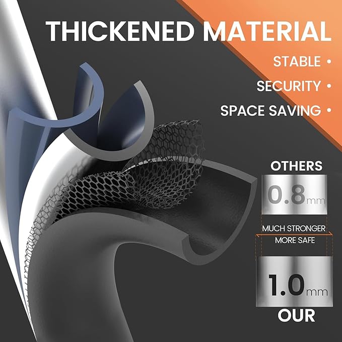 Step Stool for Adults,2 Step Ladder Folding 330lbs Anti Slip Step Stool,Foldable Ergonomic 2 Steel Stool with Wide Pedal for Home, Kitchen, Office (Matte Black)