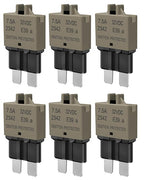 Automotive Resettable Standard 7.5A Fuse ATO Manual Reset Blade Fuses Circuit Breaker for Boat Truck SUV Car Motorcycle DC 32V - ATC 7.5amp Assortment Kit