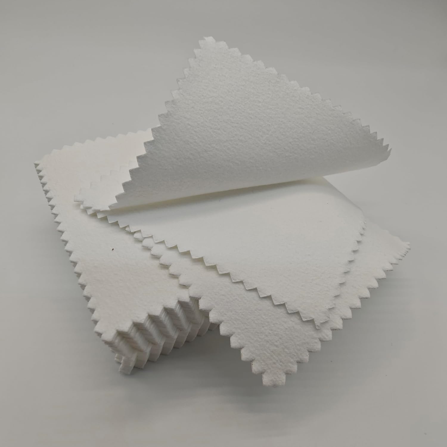 50pcs Jewelry Cleaning Cloth Polishing Cloth for Sterling Silver Gold Platinum Small Polish Cloth (3" x 3")