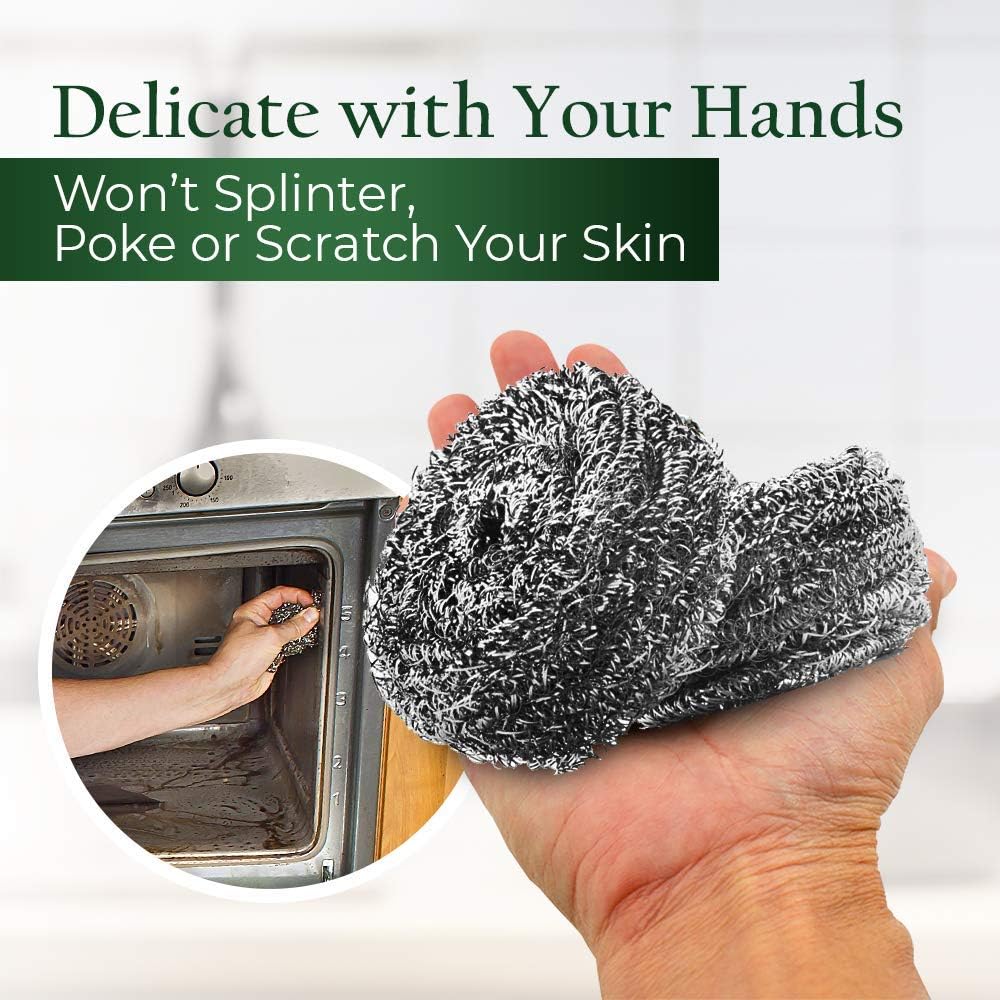 Stanley Home Products Stainless Steel Kitchen Scouring Cleaners (2 Cleaners Included)