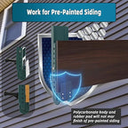 Siding Installation Tools for 5/16-Inch, 3/8-Inch, 7/16-Inch Fiber Cement Siding, Lap Mounting Gauge with Adjustable Reveals, Polycarbonate Body, 2 Packs