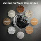 HOZO M-Cube02 Laser Level with 164ft Green Laser Measure, 360° Rotating for P2P Laser Measure & Center Finder, Wall Mount Laser Level for Picture Hanging, Renovation & DIY, Bluetooth App, Rechargeable