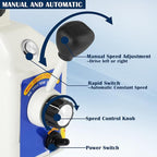 FAHKNS Z-Axis Power Feed for Milling Machine 450 in-lb Torque 0-200RPM Table Milling Machine Power Feeder 110V for Bridgeport and Similar Knee Type Milling Machines(5/8" Diameter Shaft)
