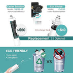 Frizzlife SW20 Under Sink Water Filter System, NSF/ANSI 53&42 Certified, 0.5 Micron Reduces 99.99% Lead, Chlorine, Bad Taste & Odor, Direct Connect Water Filter, 3 Years High Capacity, USA Tech