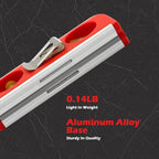 Sanung Levels, Portable Triple Bubble Level with Magnetic Base, Vertically Horizontally 45 Degree Measuring for Home Use, Set of 2