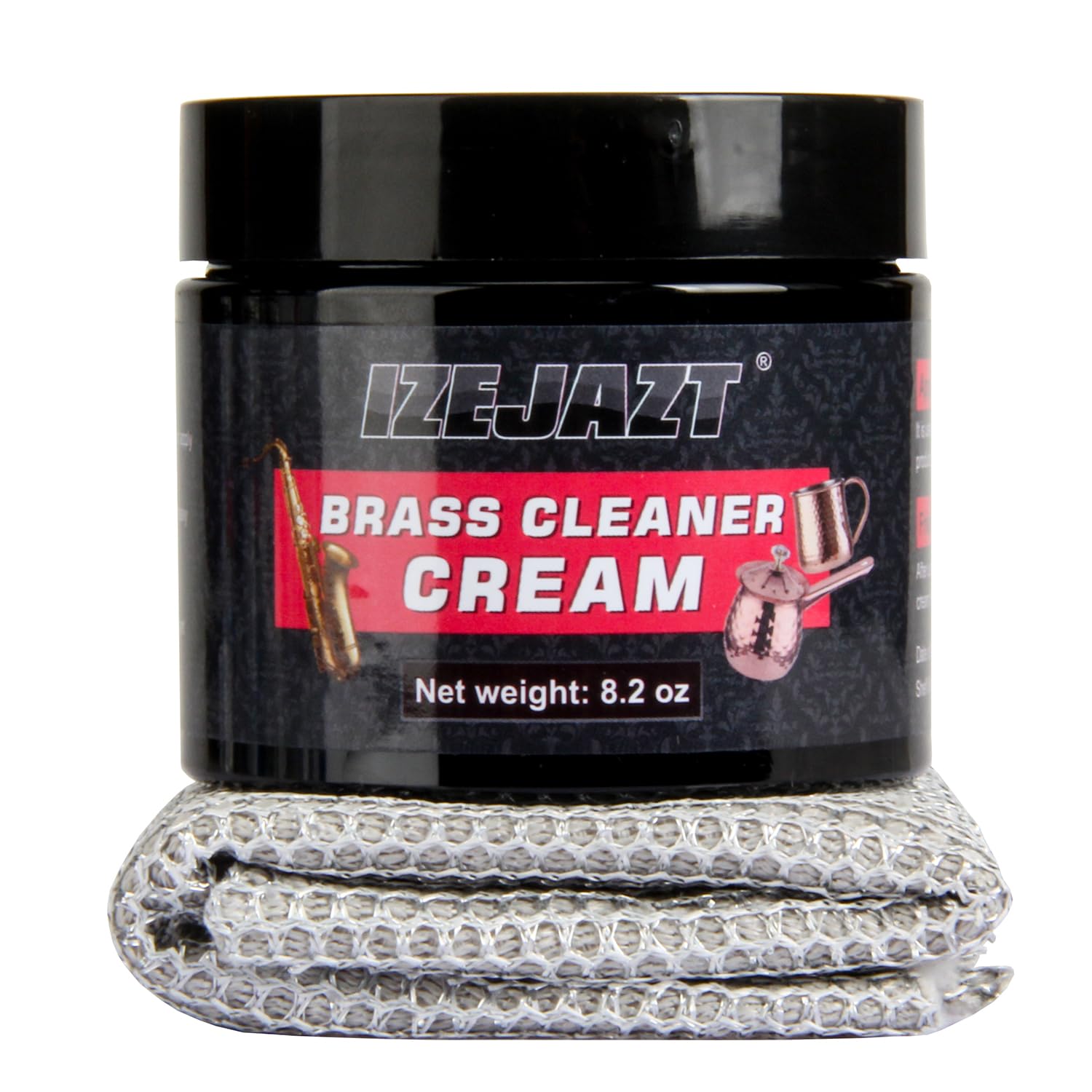 Brass Polish & Cleaner Paste | Professional Care for All Brass Products | Quickly Removes Tarnish & Restores Shine | for Faucets, Instruments, Decor & Kitchenware
