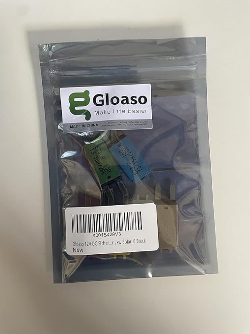 DC 12V Mini Fuse Circuit Breaker Auto Reset Low Profile ATM 5A 10A 15A 20A 25A 30A 6 Pack- UL Certified Automotitve Self Resetting Blade Breakers Fuses E71 for Car and More