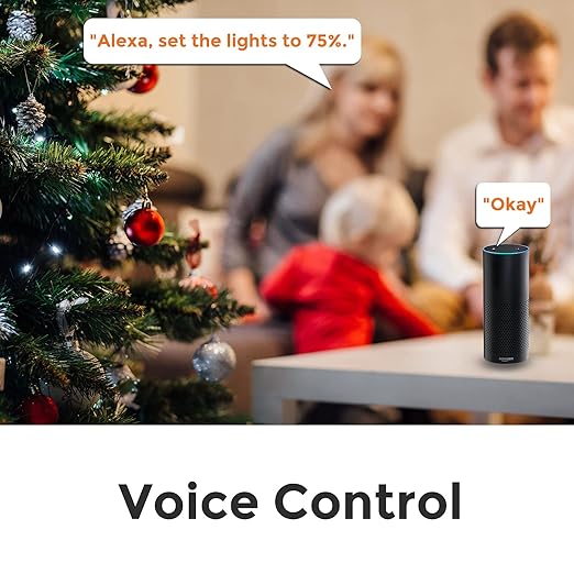 WiFi Dimmer Plug Outdoor Smart Outlet Compatible with Alexa and Google Assistant, IP65 Waterproof for Dimmable String Lights, No Hub Required, Max Power 400W, ETL and FCC listed(MP22WD)