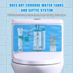 Automatic Toilet Cleaner, Blue High-Concentration Liquid for Powerful Toilet Bowl Cleaning, Lasts 200 Days or Over 4000 Uses, Deodorizes and Prevents Stains in Bathroom Toilets (1Bottle)