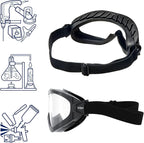 Dräger X-pect 4400 Safety Goggles | Anti-Fog & Anti-Scratch Goggles with Chemical Resistance | 5pcs