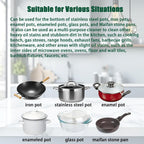 Truey Pot Bottom Black Stain Cleaner Set, 400g, Pot and Pan Bottom Cleaning Paste, Powerful Kitchenware Cleaner, Cooktop Pot Cleaner Effortless for Burned Cookware, Multi-purpose Oil Stain Remover