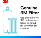 3M HF25-S High Flow Series 3M Genuine Replacement Filter Cartridge for ICE125-S Water Filter System, Reduces Chlorine, Taste and Odor, Scale, and Particulate 1 Micron, 1.5 gpm, 5615203 (Pack of 6)