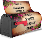 Custom Personalized Mailbox Covers Add Photo Picture Family Name House Address Text Magnetic Mail Cover for Home Garden Yard-4