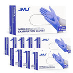 JMU Nitrile Gloves Large Bulk 2000 Count, 3.5 Mil Disposable Gloves Latex-Free, Violet Blue
