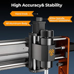 ACMER CNC Router Machine 500W, 3018 Engraver for Wood/Metal/Acrylic Cutting Milling 11.8"x7", ±0.025mm Precision ER11 Chuck, ESP32 Control, Compatible with Candle/Easel,Ascarva 3S