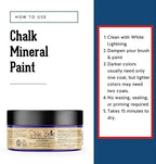 Dixie Belle Paint Company Chalk Finish Furniture Paint - Amethyst (4oz) - Matte Deep Purple Chic Chalk Mineral DIY Furniture Paint