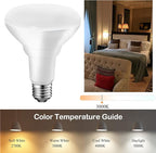 Energetic 12-Pack BR30 Indoor Recessed Light Bulb, Dimmable, 11W=75W, 3000K Warm White Flood Light, 900LM, CRI85+, LED Can Light Bulb for Ceiling