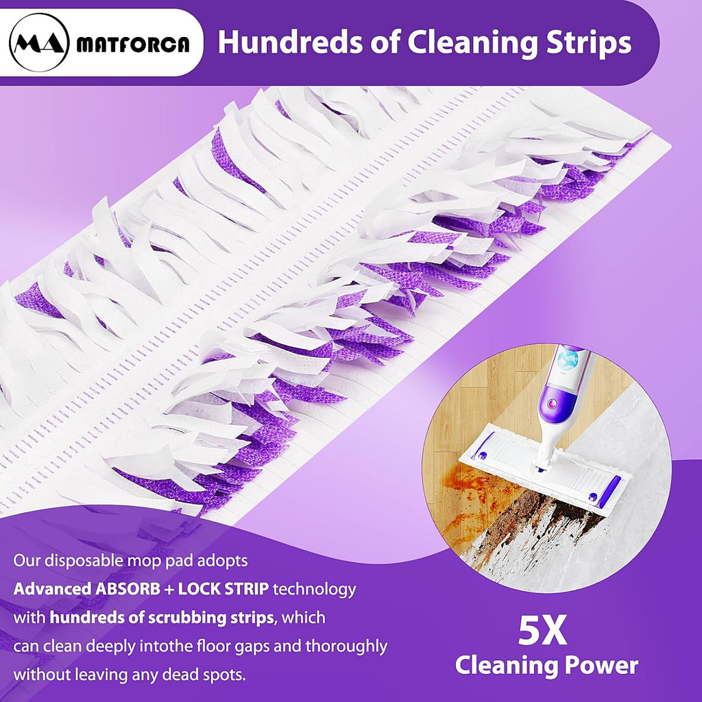 40 Pack Swiffer Power Mop Pads Refill - Disposable Wet Pads for Swiffer Mop, Quick and Easy Floor Cleaning, Compatible with Swiffer Power Mop and WetJet, Ideal for Hardwood, Tile, and Laminate Floors