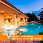 Par30 Halogen Light Bulbs 50W 120V, Short Neck Par30 Flood Light Bulbs,Dimmable 2700K Warm White, 6Pcs Halogen Bulbs E26 Base for 5-6in Recessed/Ceiling Cans/Accent/Tracking Lighting