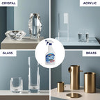 Sparkle Plenty Chandelier Cleaner Drip Dry Spray No Wipe - Dust Remover & Streak Free Glass Cleaner Spray for Chandeliers Crystals & Window Screen Surface - All Purpose Cleaning Supplies (32 oz)