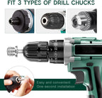 Power Scrub Pads Drill Attachment, GOH DODD 15 Pieces 5 Inch Headlight Restoration Kit Cleaning Kit Scouring Pads with Baker and Universal Shaft for Kitchen, Bathroom, Grout, Carpet, Tub, Grill, Tile