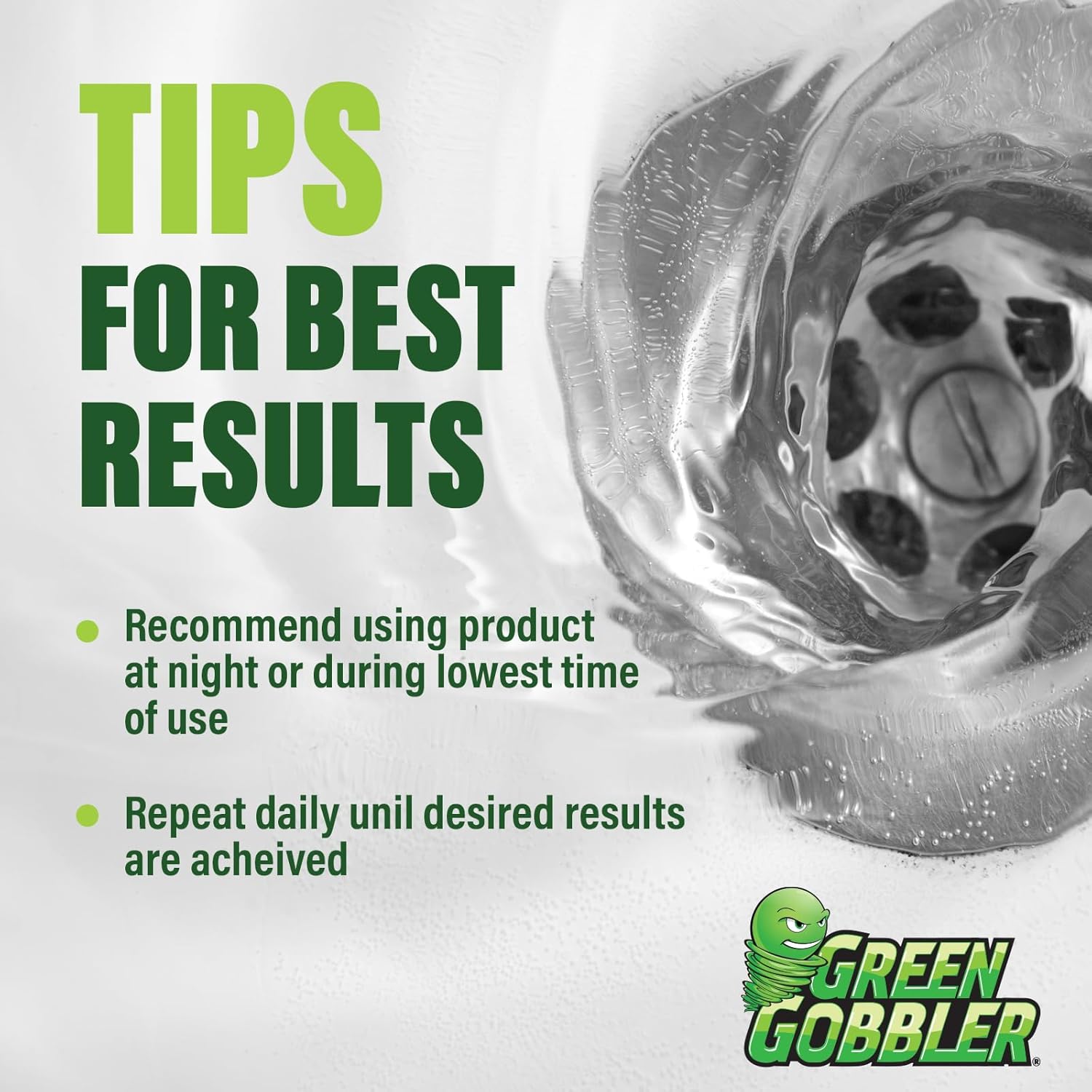 Green Gobbler Fruit Fly Goodbye Gel Drain Treatment | Killer Flies & Eliminator (1 Gallon)