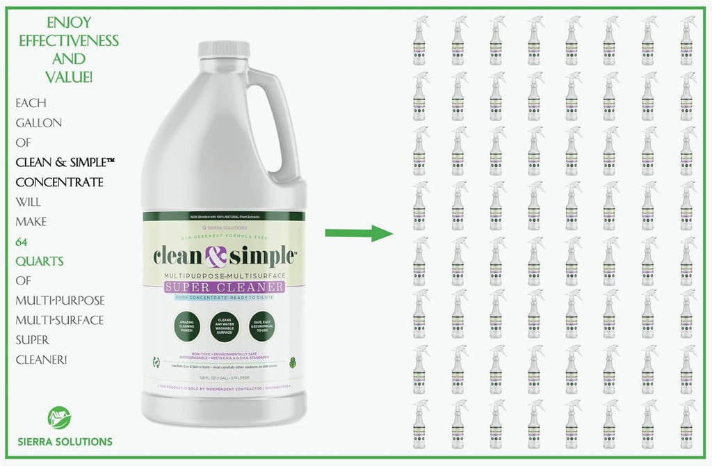 All-Purpose | Household Cleaner | clean & simple™ SUPER CLEANER concentrate (165)