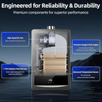 Propane Gas Tankless Water Heater, Indoor Max 3.6 GPM, 85,000 BTU On Demand Instant Hot Water Heater Propane Gas with LED Temperature Control Panel, 1/2" NPT Connector Size, CSA Certified, Gray