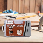 Deck Screws 4 Inch, 80PCS Exterior Wood Screws, #10 x 4 Fence Construction Screws, Torx Head, Rust Resistant Epoxy Coated, T25 Bit Included, Black