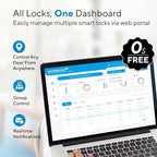 ULTRALOQ Bolt Fingerprint WiFi Smart Lock with Handle Lever Set, Front Door Lock Set, Keyless Entry Deadbolt with Fingerprint, App Remote Control, Keypad, Auto Unlock, 10 Mon. Battery, BHMA Certified