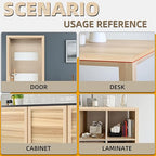 GSCIT Club Maple Edge Banding, 1 1/2 inch x 25ft Wood Edge Banding Pre-glued Flexible, Veneer Tape Banding for Cabinet
