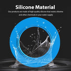 Flush Valve Seal for American Standard and Eljer Toilet, 3 Pack Toilet Parts for 7301111-0070A Upgraded Silicone Material Flush Valve Replacement Kit Gasket Ring for Champion 4 and Eljer Titan 4