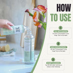 Unscented All Purpose Cleaner Concentrate - Plant-Based, Non-Toxic, Multi-Surface, Fragrance Free Cleaning Products - Pet Safe Cleaner - 8oz Makes 4 Bottles